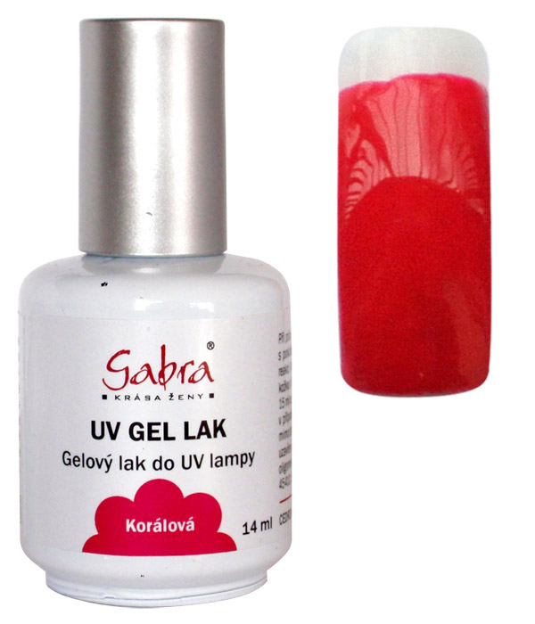 UV gel lak GABRA 07 korálová 14 ml | NEHTOVÁ MODELÁŽ - Gel laky UV gel lak GABRA 07 korálová 14 ml | NEHTOVÁ MODELÁŽ - Gel laky